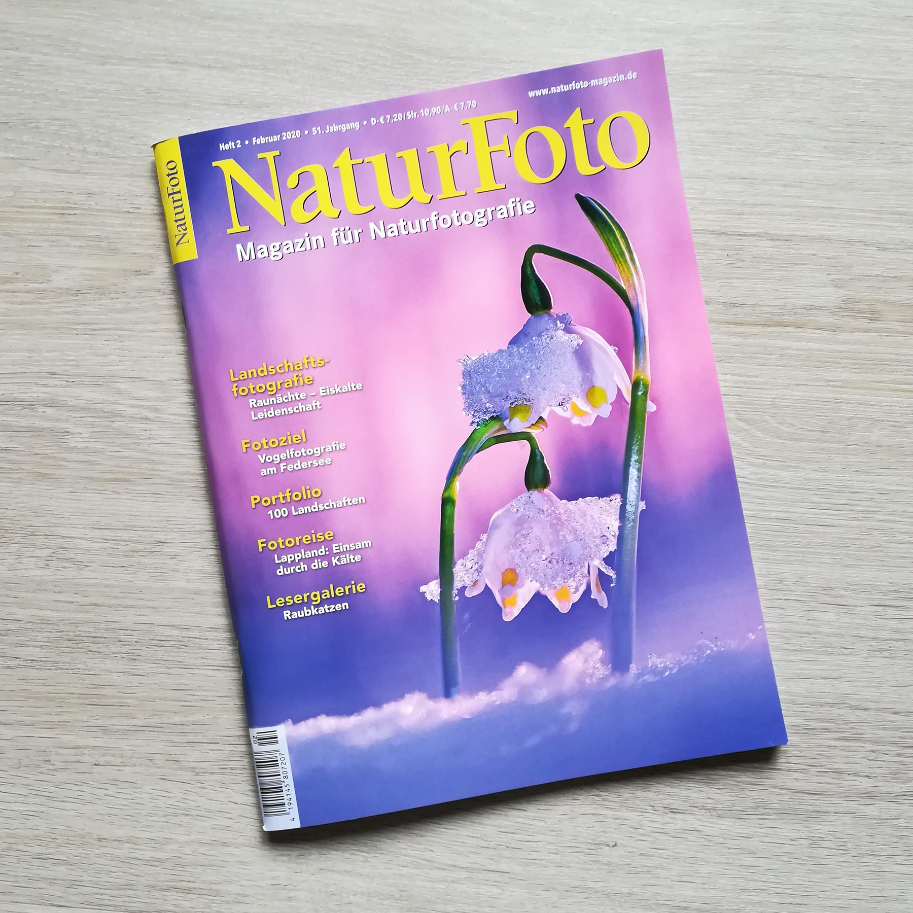 Photo in “NaturFoto” magazine
